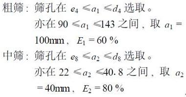 等值筛分工作制度